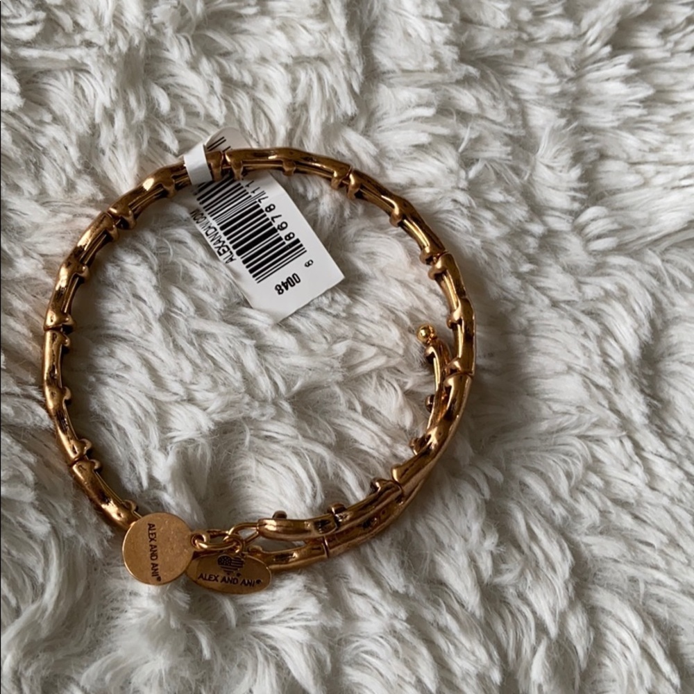 Alex and Ani water metal wrap bracelet - Picture 2 of 5